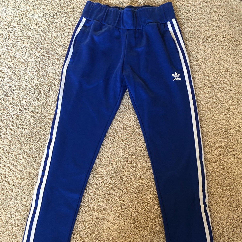 Adidas Blue Track pants/Joggers